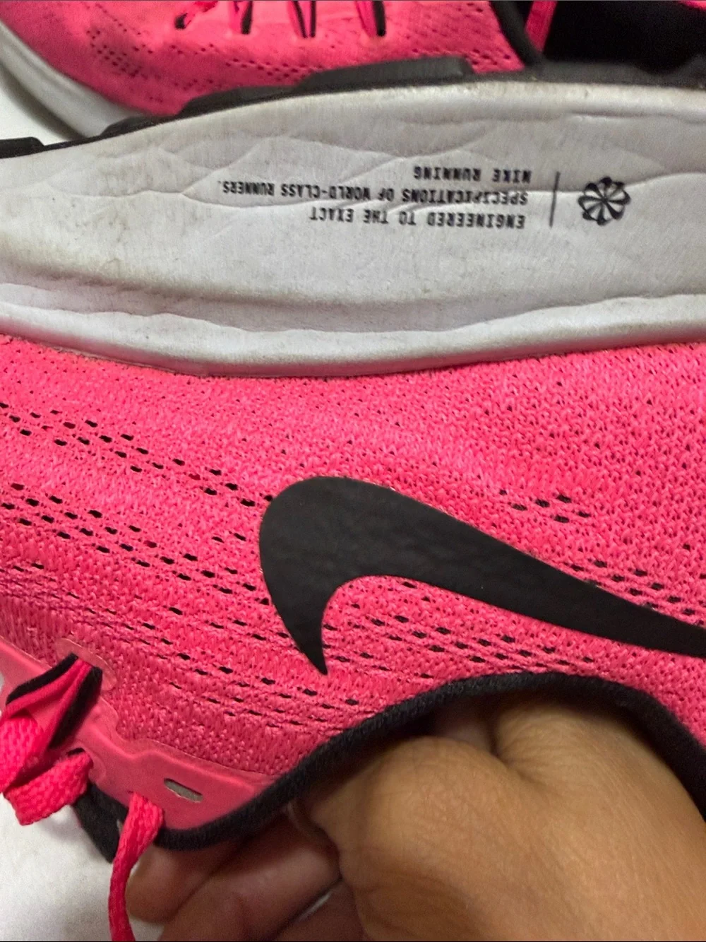 Nike Air Zoom Pegasus 36 Hyper Pink Running Shoes Women's Sz 8 AQ2210-600